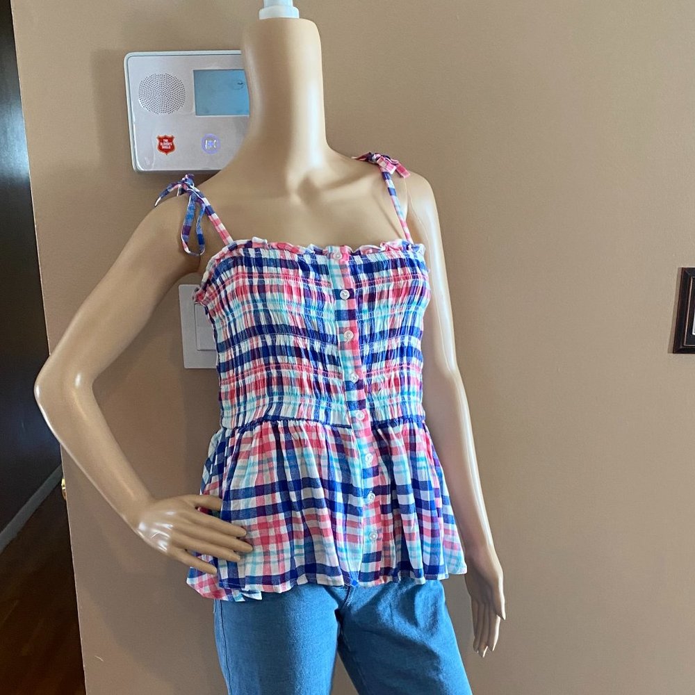 Torrid Plaid Peplum Cami NWT Size L (12)